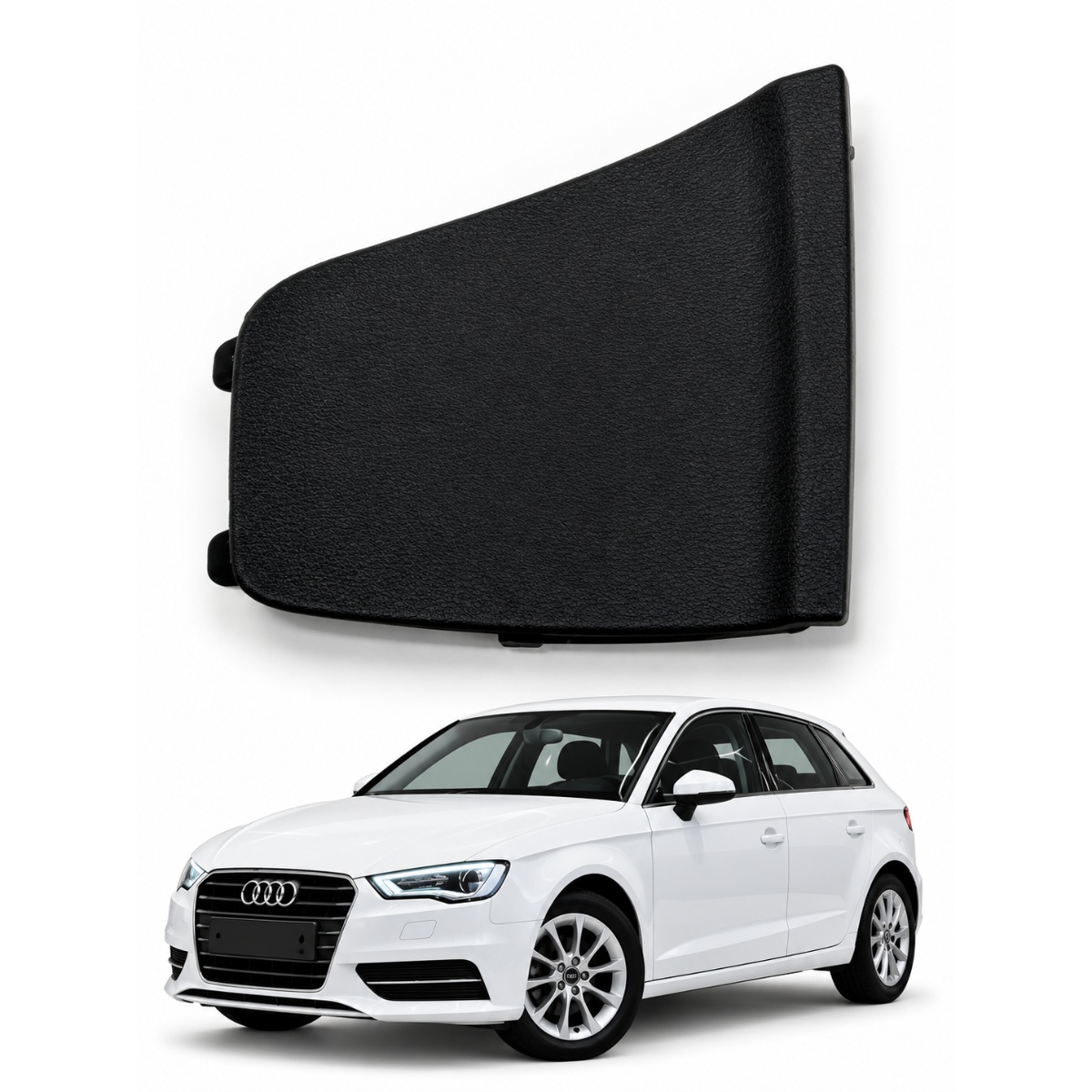 Acabamento Esquerdo Forro Tampa Tras Audi A3 Sportback 2015 - Imagem 1