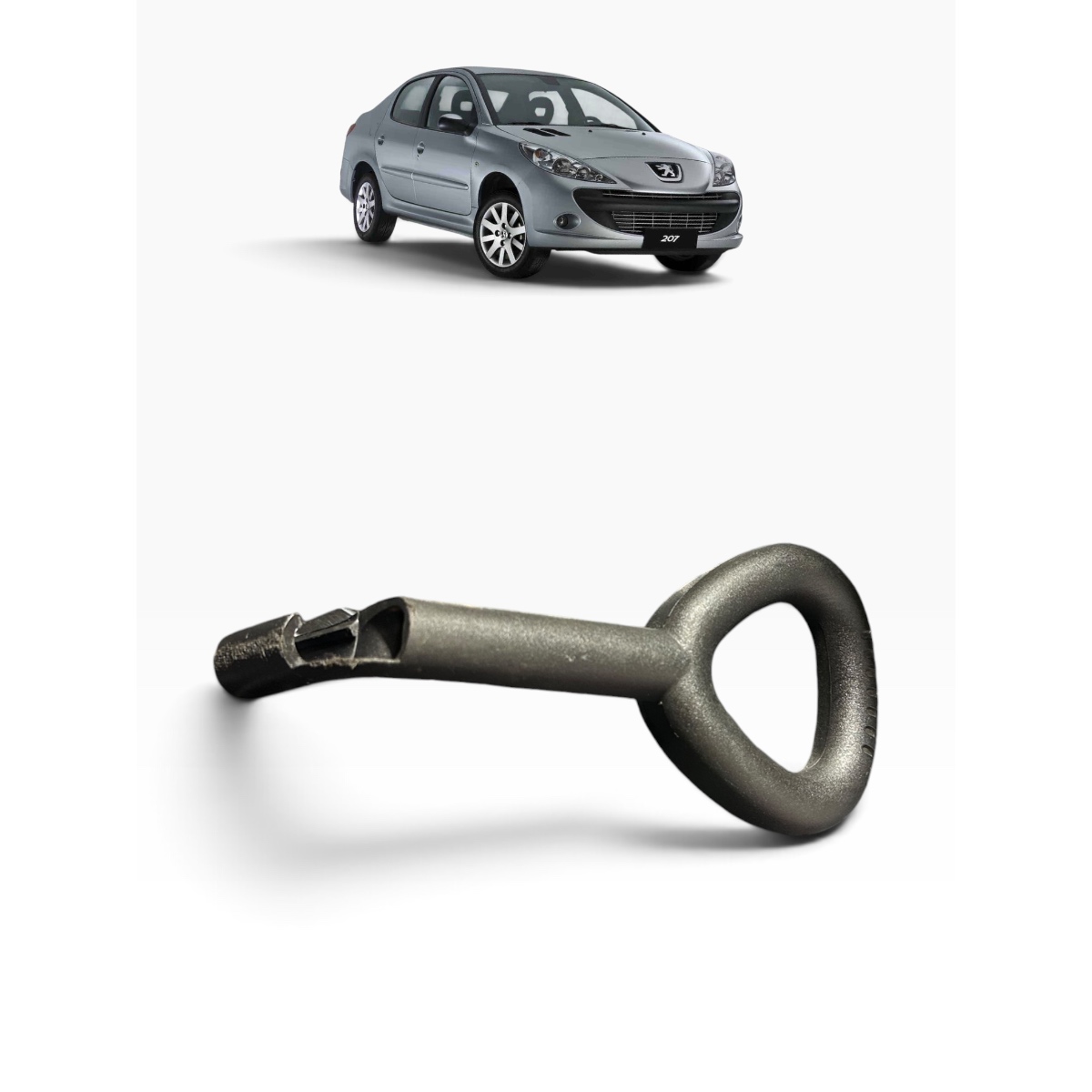 Puxador Alcança Banco Dianteiro Peugeot 206 207 9625131977 - Imagem 3