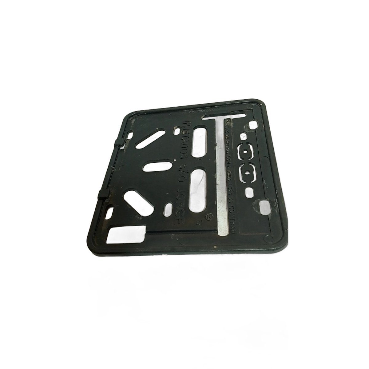 Suporte Moldura Placa Moto Anti Quebra G. Mercosul 20×17cm - Imagem 3