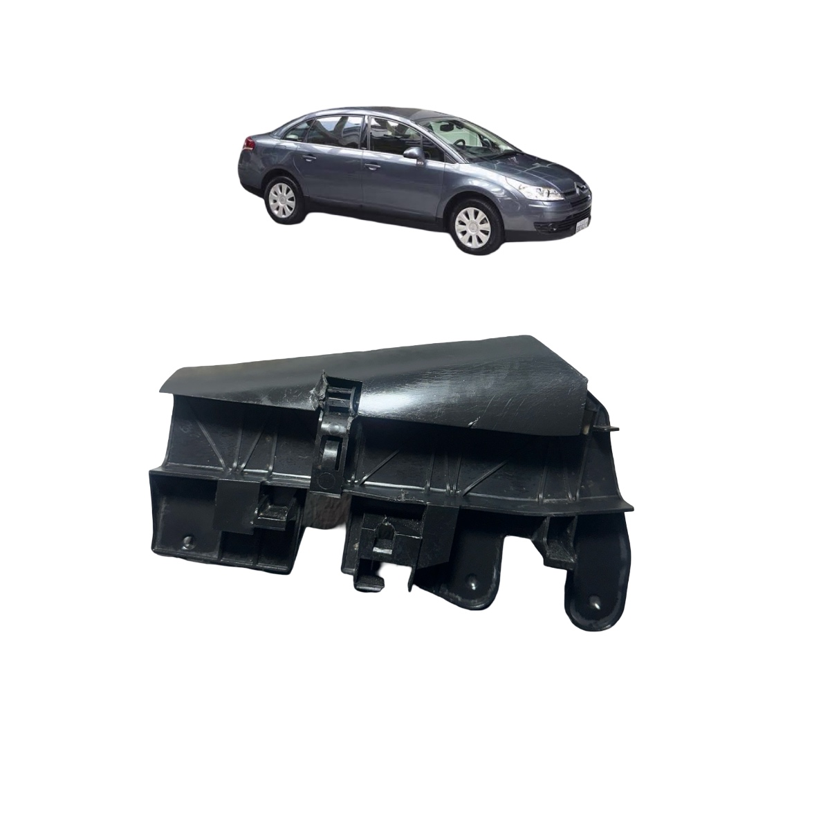 Trava Guia Banco Traseiro Citroen C4 Palhas 9674779780 USADO - Imagem 3