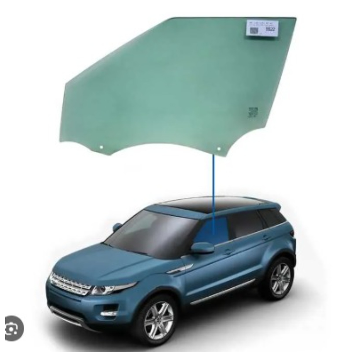 Vidro Porta Range Rover Evoque 2012 A 2019 Dianteiro L.e