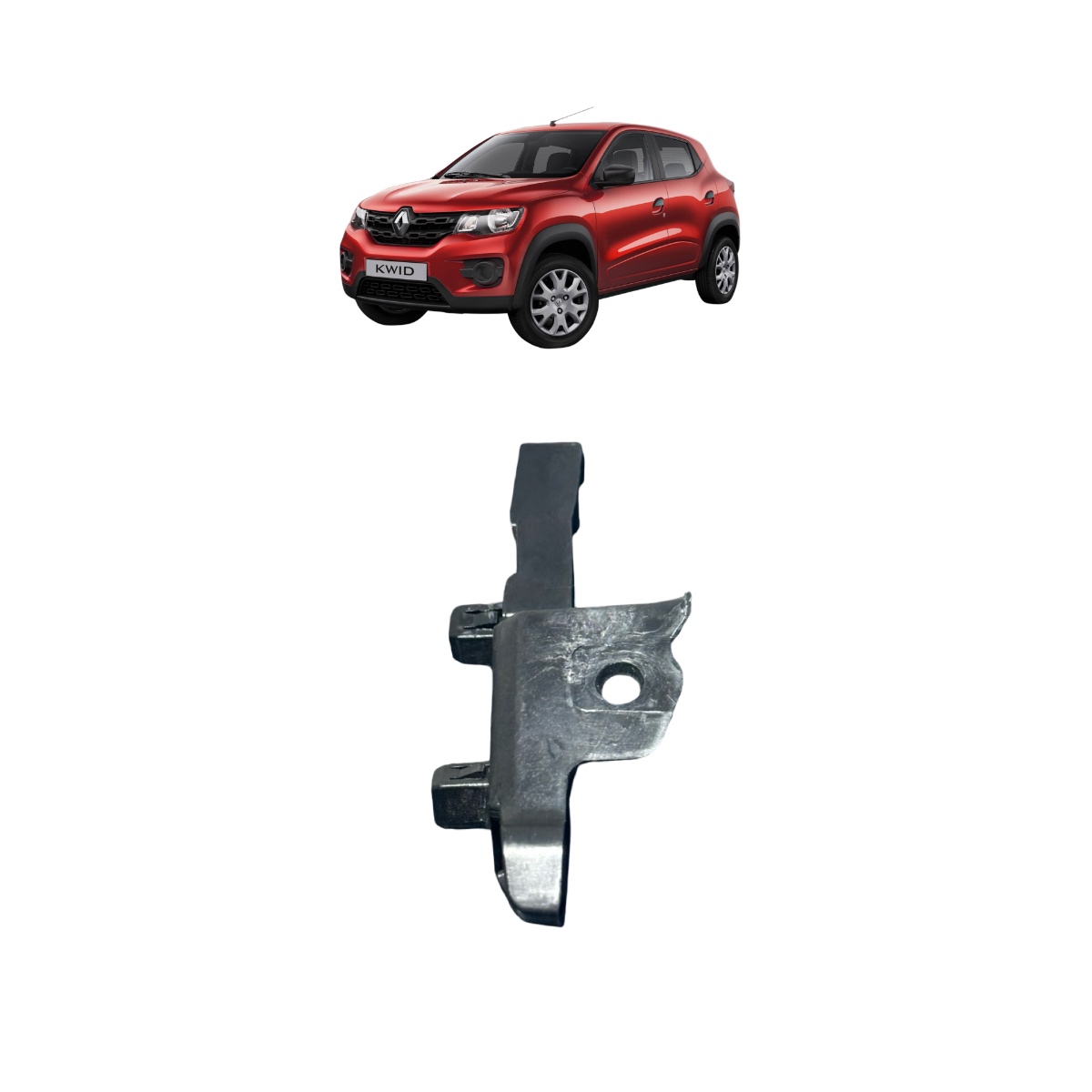 Guia Para-Choque dianteiro esquerdo Renault kwid 2017/2022 - Imagem 2