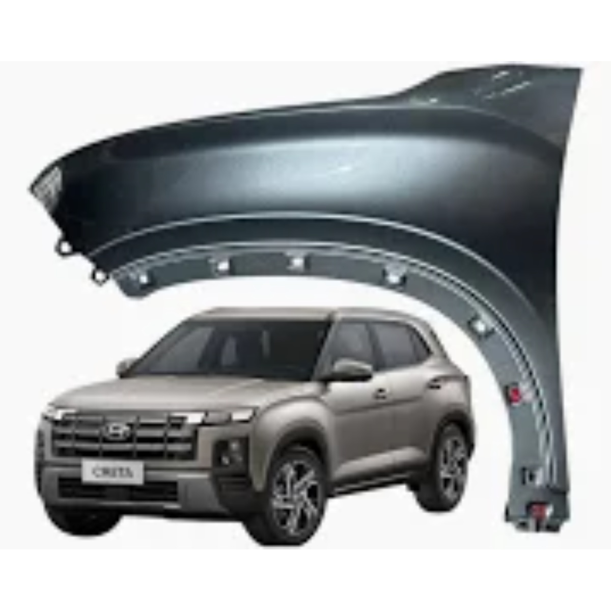 Paralama Lado Esquerdo Hyundai Creta 2023-2025