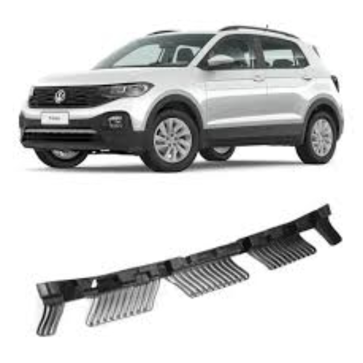 Guia Para-choque Traseiro Volkswagen T-Cross