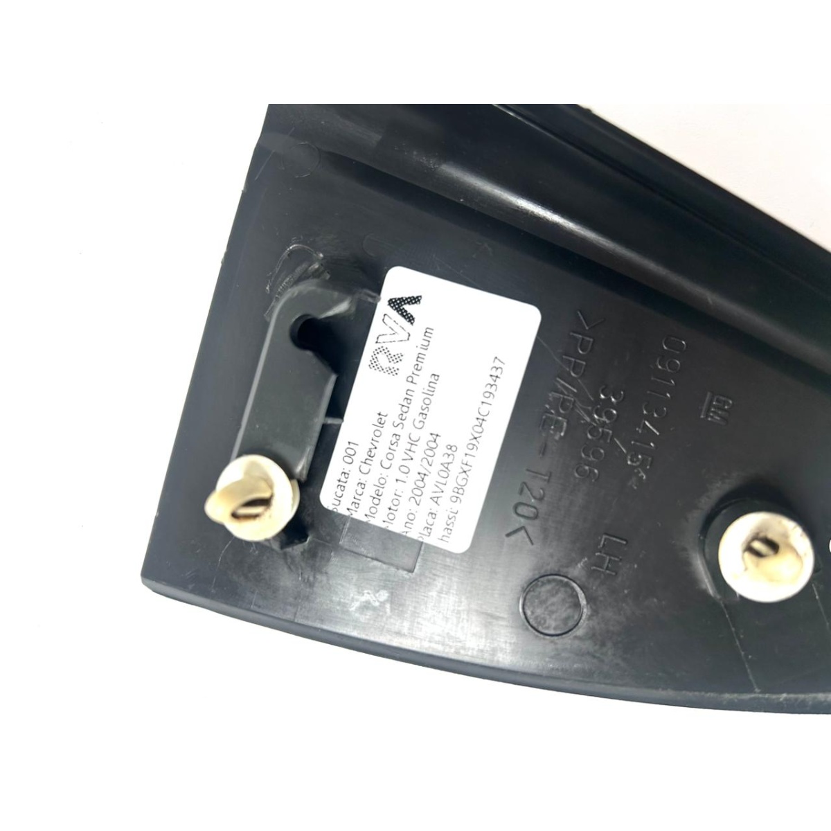 Acabamento Externo Porta Traseira Esquerda Corsa Sedan 2004 - Imagem 6