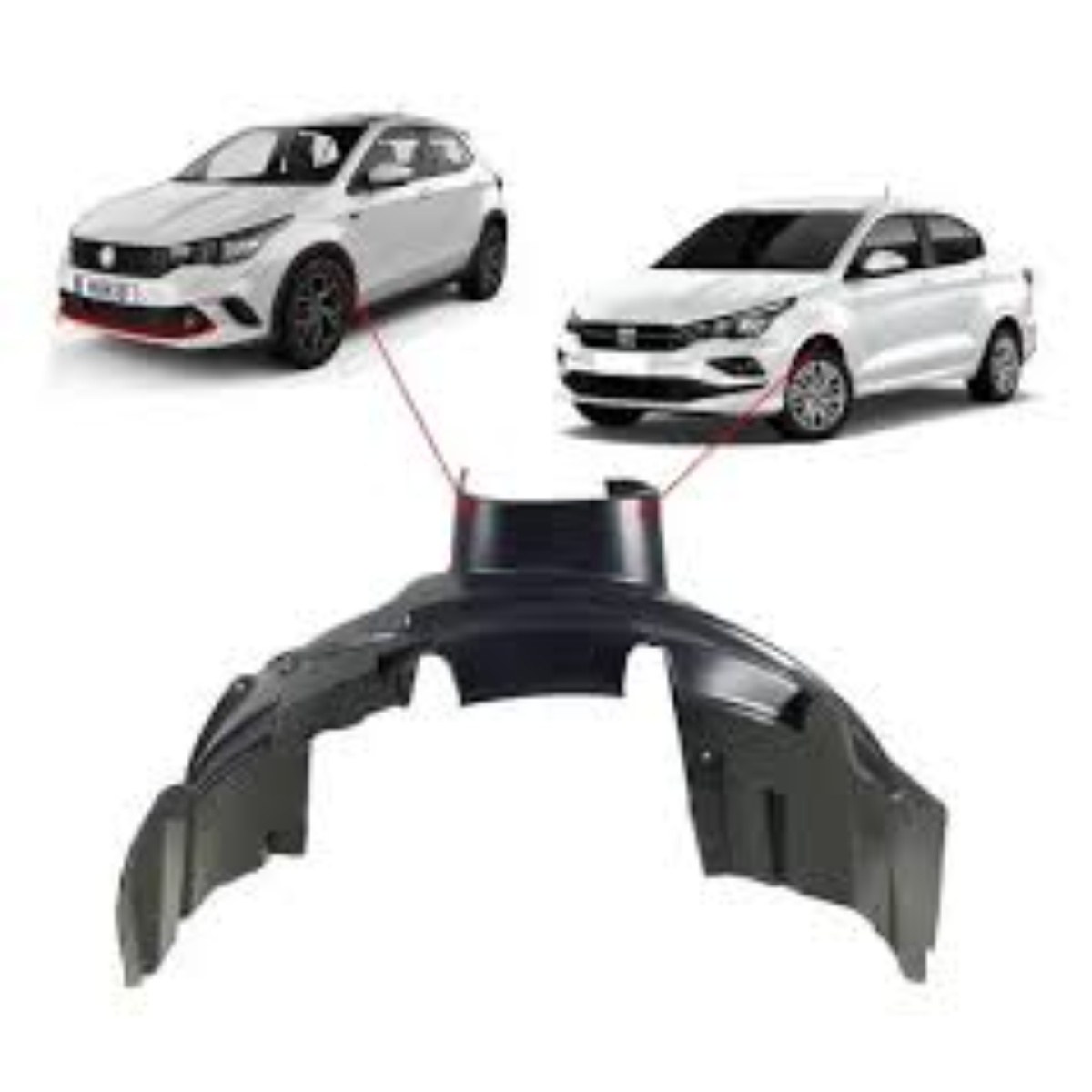 Para-Barro Dianteiro Esquerdo Fiat Argo 2021
