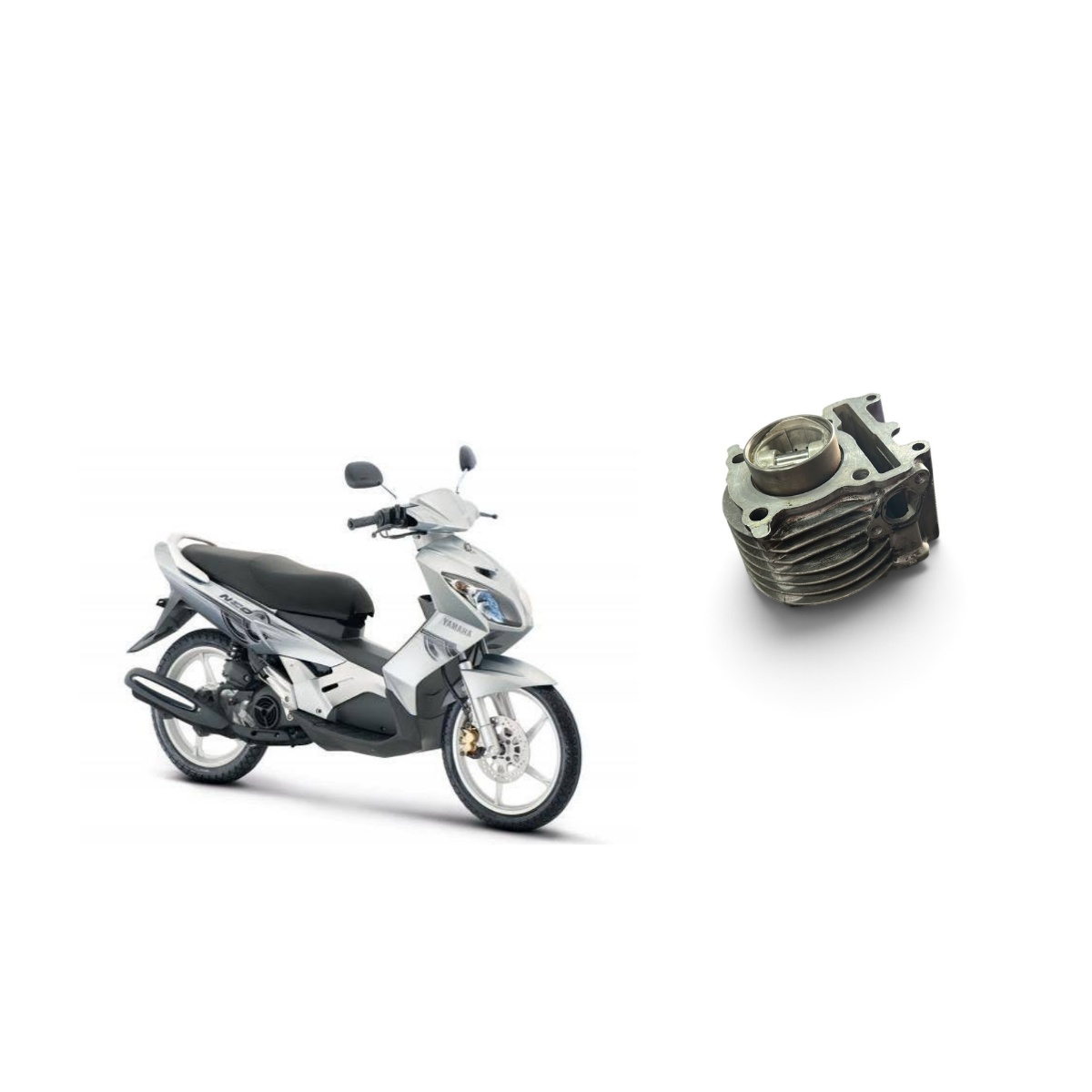 Cilindro Motor Completo Yamaha Neo 115 Usado