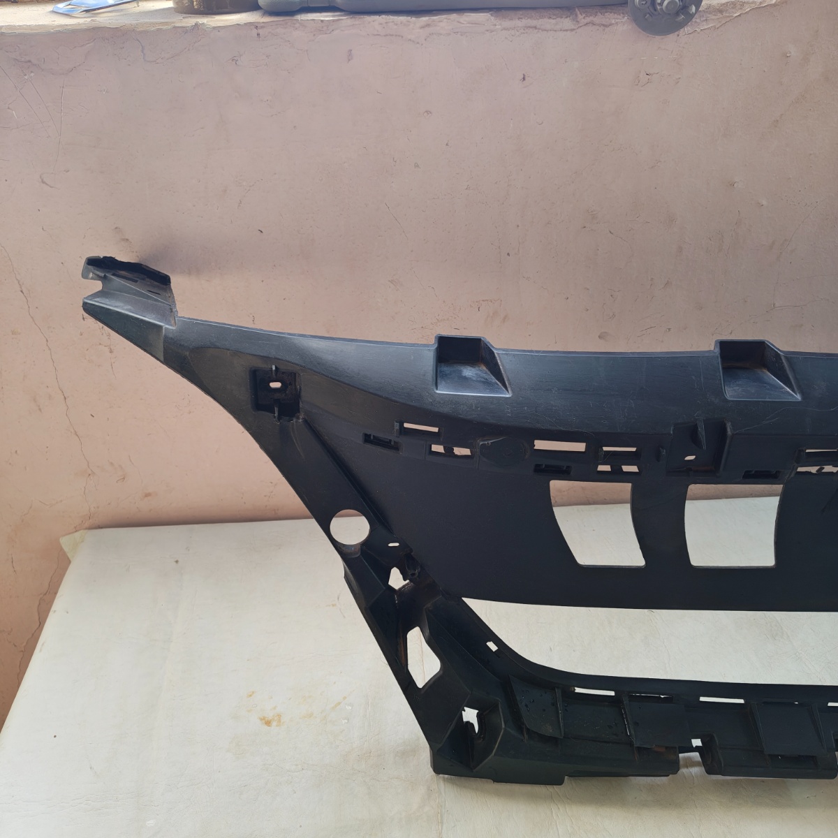 Grade Suporte Parachoque Dianteiro Peugeot 3008 2017 A 2018 Preto Texturizado - Imagem 2