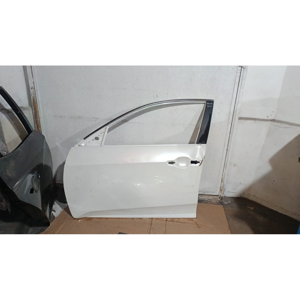 Porta Dianteira Esquerda Honda Civic G10 Com Detalhe Pequeno Dianteira Esquerdo Branco - Imagem 2