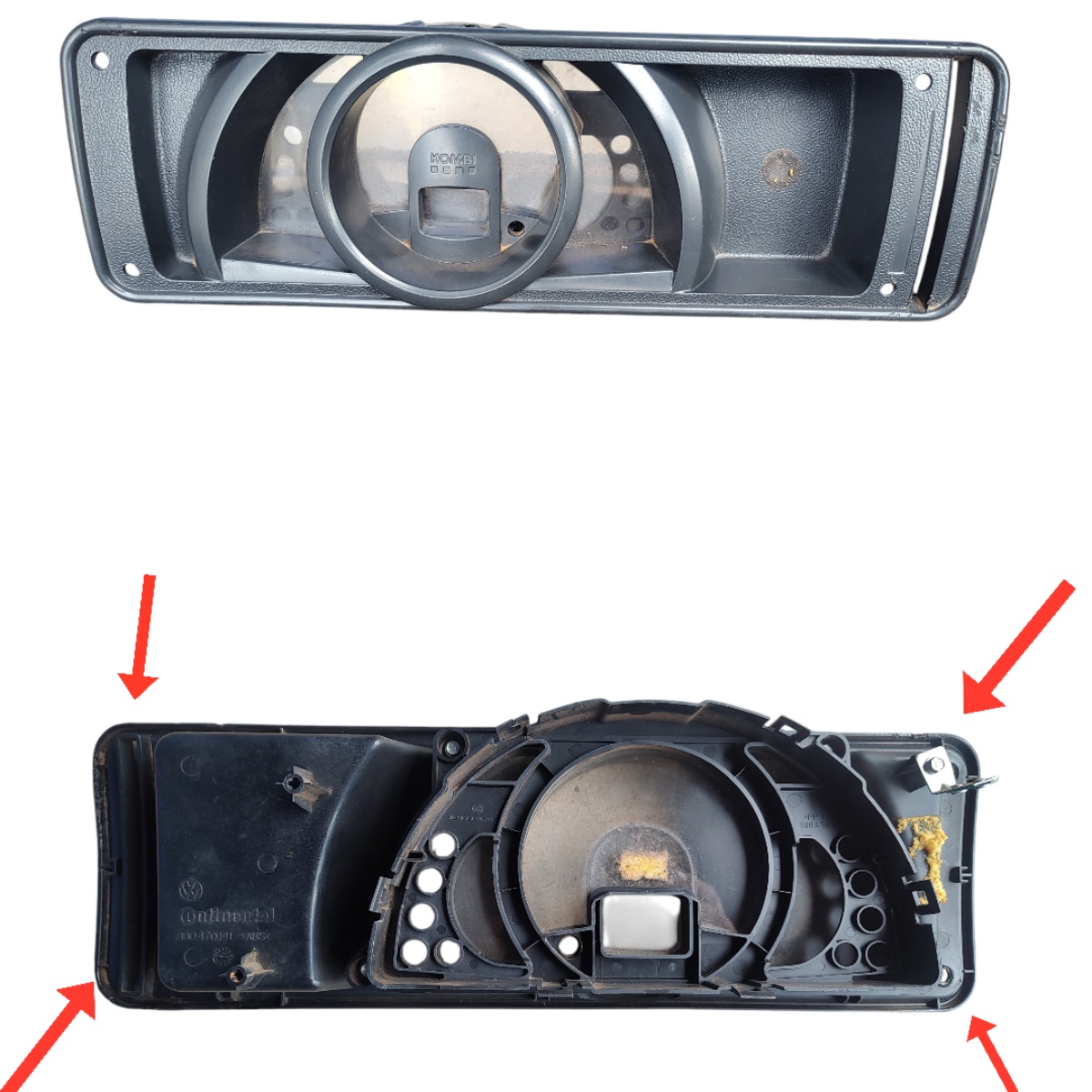 Moldura Painel Instrumento VW Kombi 2006/2015