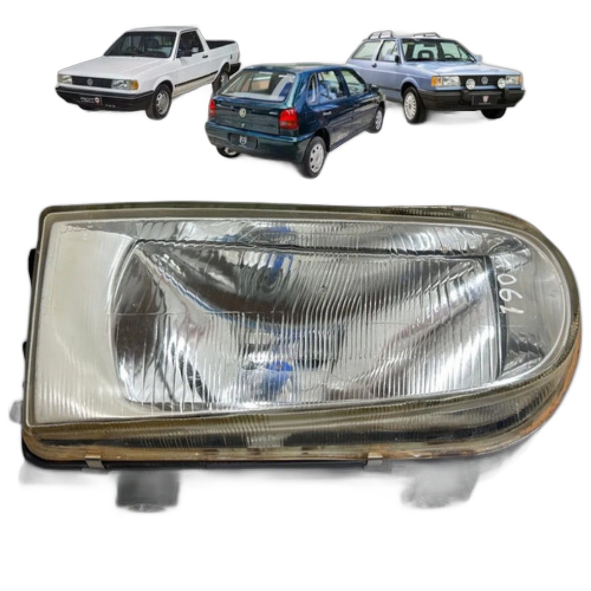 Farol Dianteiro Direito Vw Gol Parati Saveiro G2 1995 A 2001