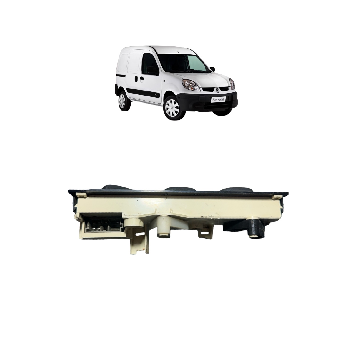 Comando De Ar Condicionado Renault Kangoo 1991/1999 Original - Imagem 4