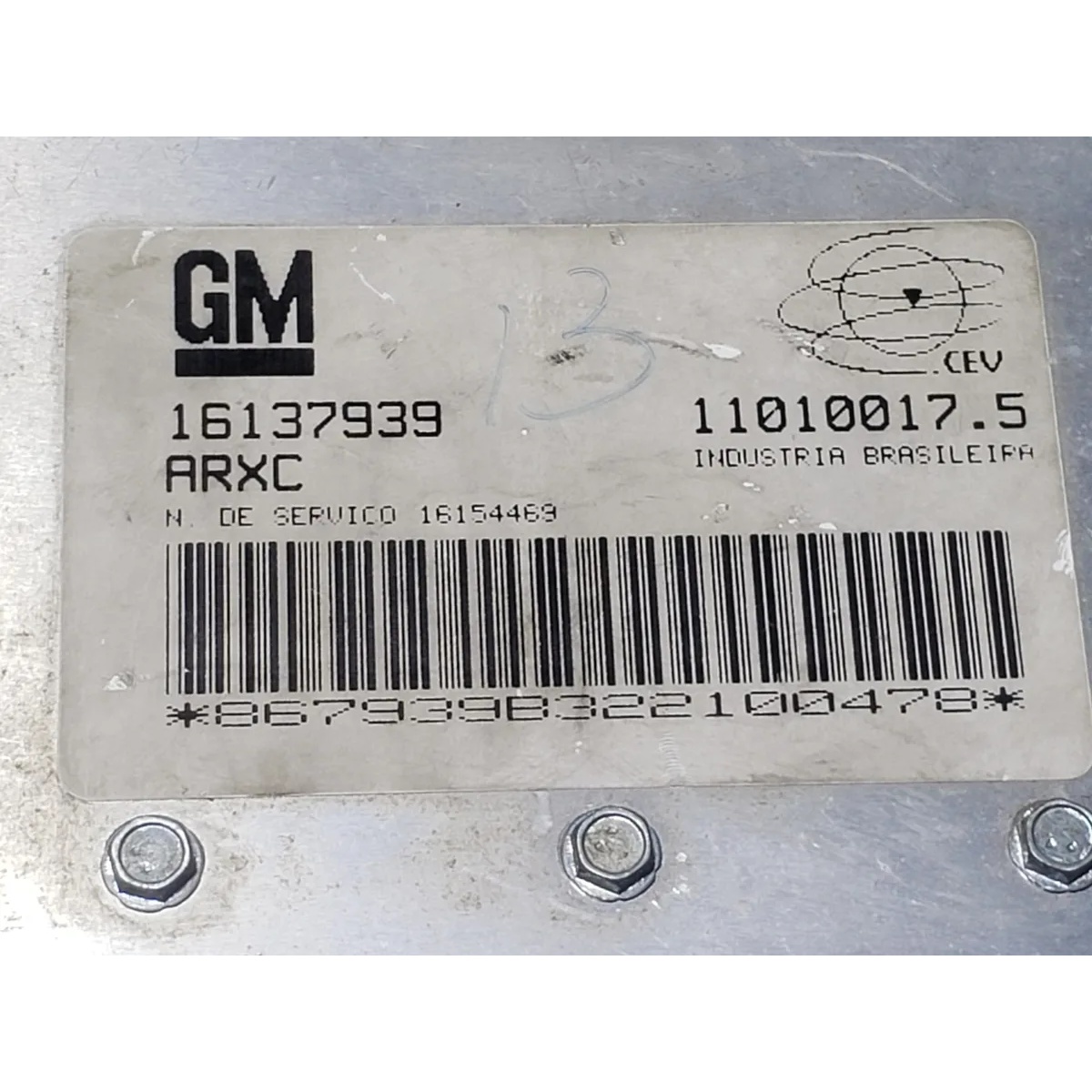 Módulo Injeção Kadett Monza Ipanema 16137939 110100175 Arxc - Imagem 2