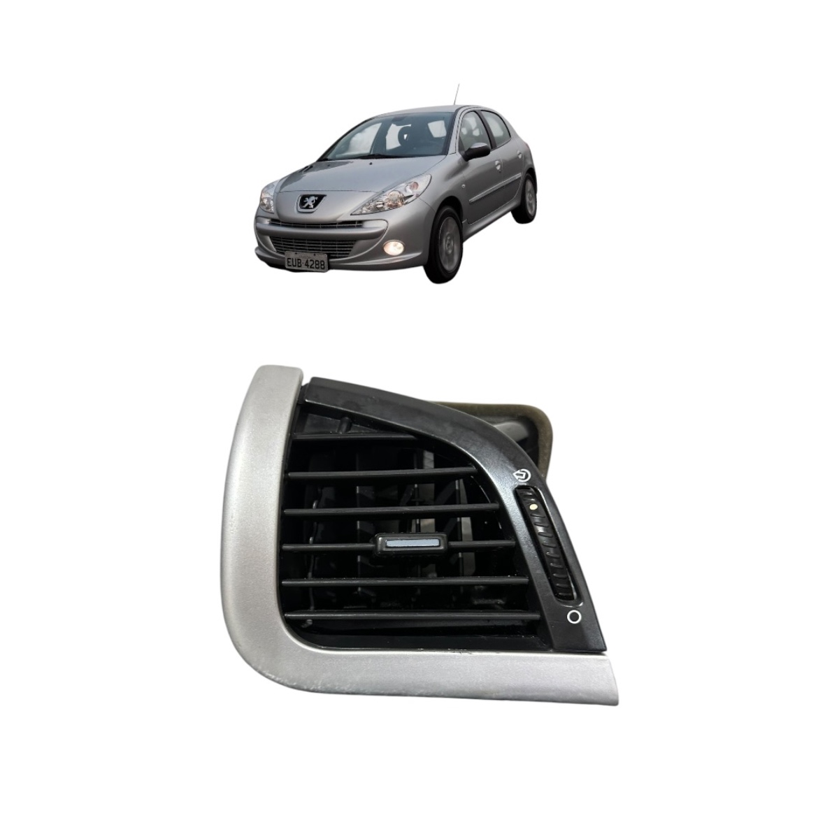 Difusor De Ar Lado Esquerdo Peugeot 207 9683399880 - Imagem 1