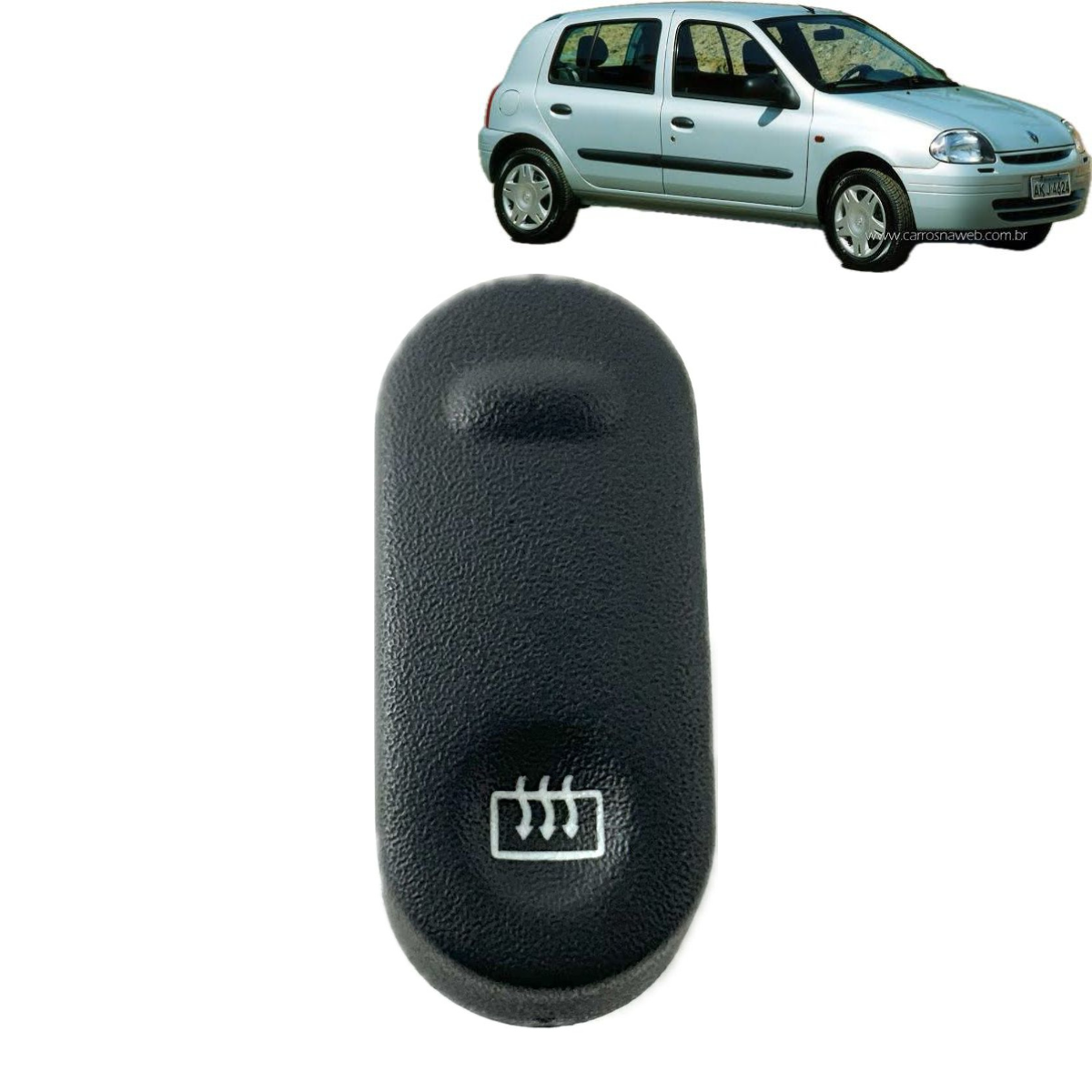 Botão Desembaçador Traseiro Renault Clio RN 2002 2003 - Imagem 1