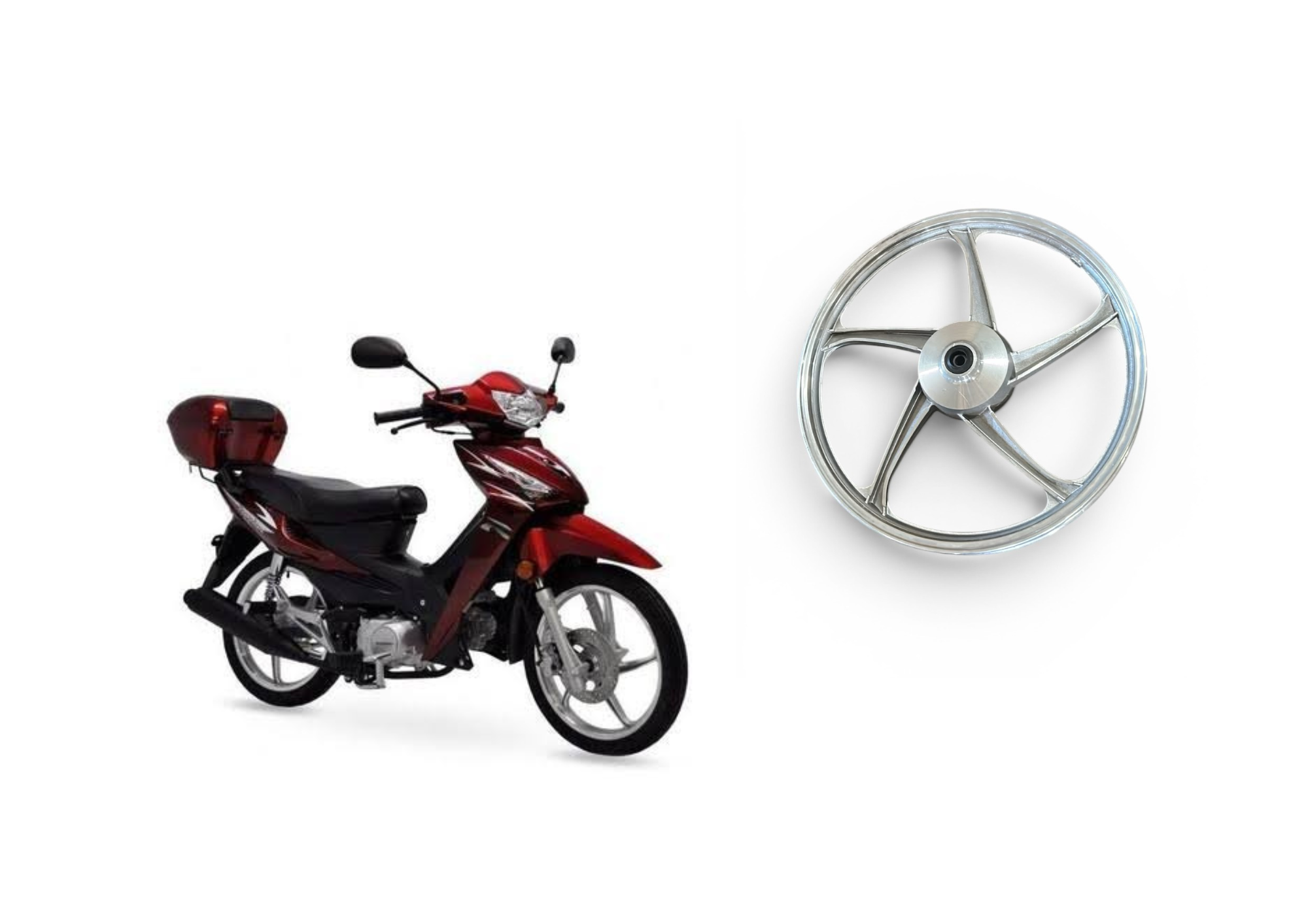 Roda Dianteira Shineray Phoenix 50Cc novo