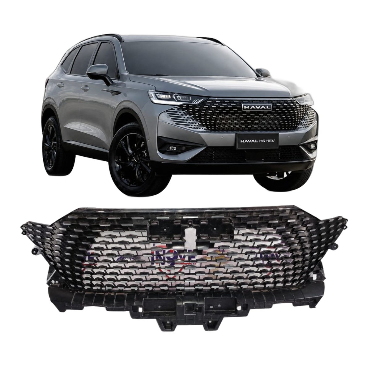 Grade Radiador Parachoque Gwm Haval H6 2022 A 2025 ORIGINAL