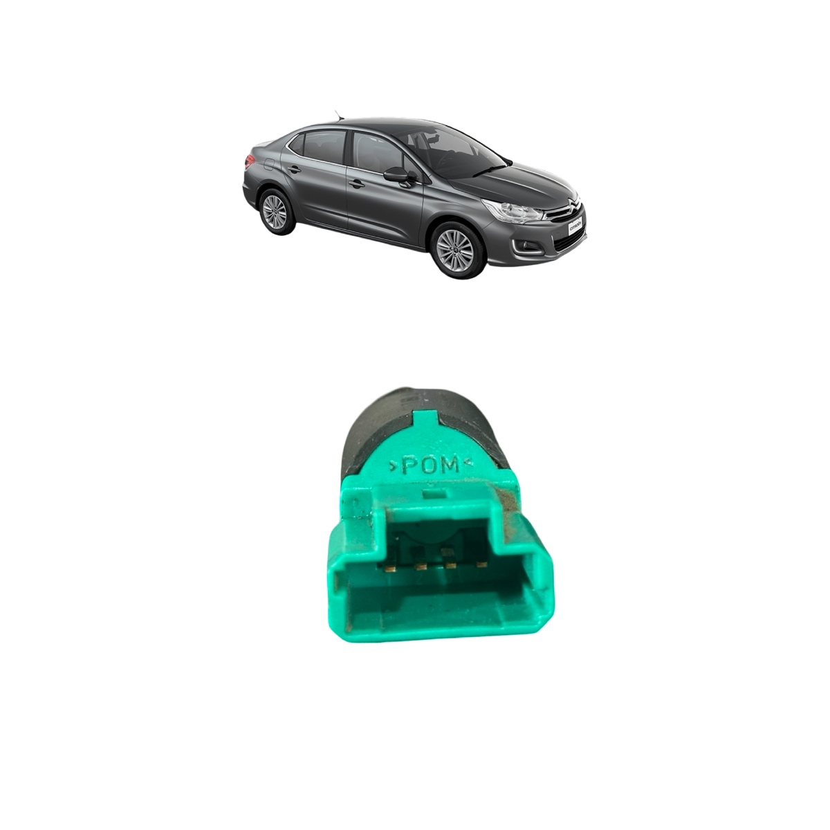 Interruptor Pedal Freio  Citroen  C4 4 Pinos Original - Imagem 3