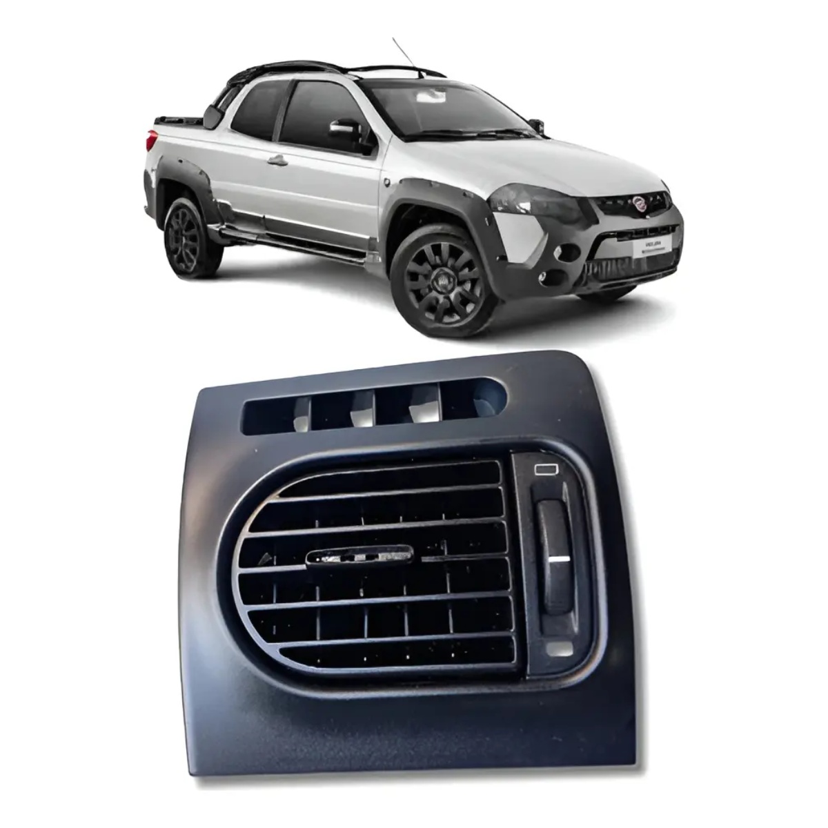 Difusor de Ar Esquerdo Fiat Strada 2012-2019