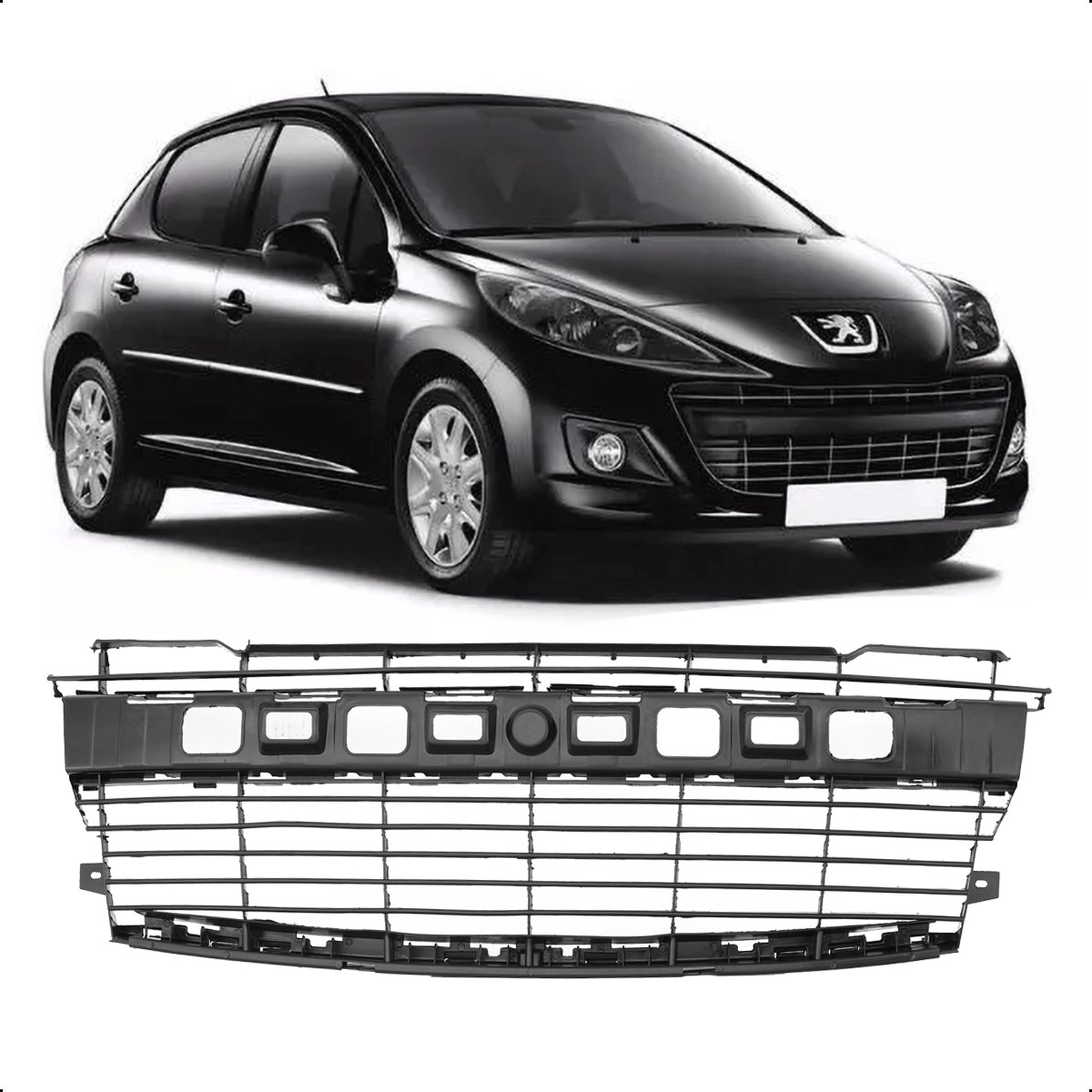GRADE PARACHOQUE PEUGEOT 207 2009 /2015