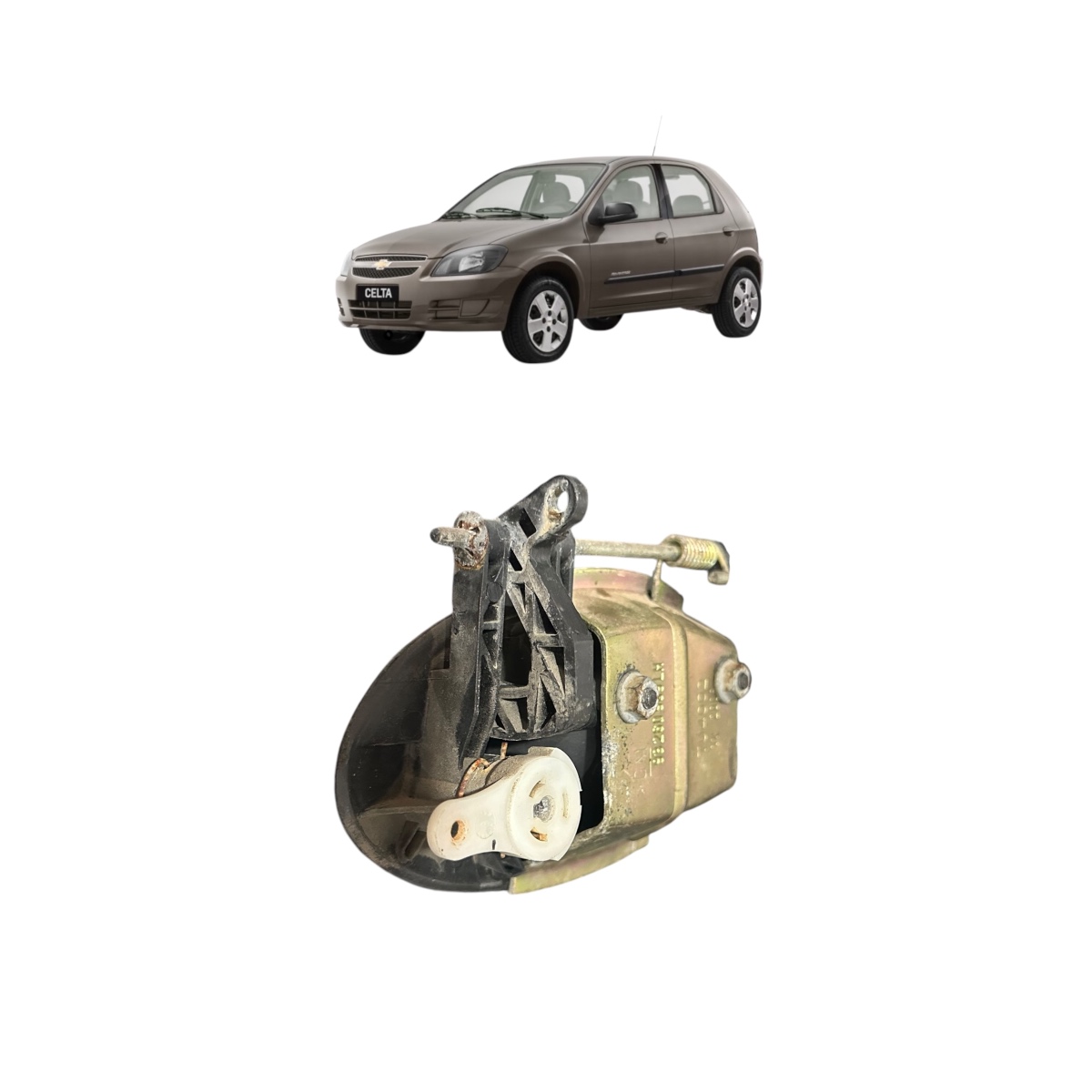 Maçaneta Externa Dianteira Esq Gm Corsa Max Meriva 02/12 - Imagem 2
