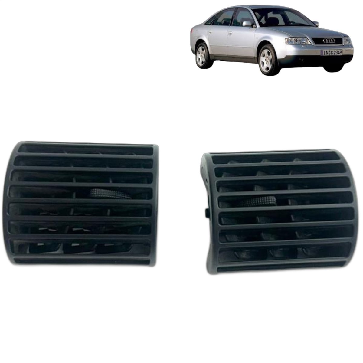 Par Difusores de Ar Lado Direito Audi A6 / A100 / S6 1996