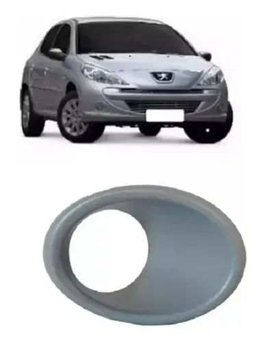 MOLDURA FAROL DE MILHA PEUGEOT 207 2011 LD@