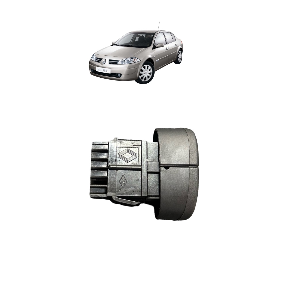 Botão Desembaçador Renault Megane 1999/2008 Original - Imagem 3