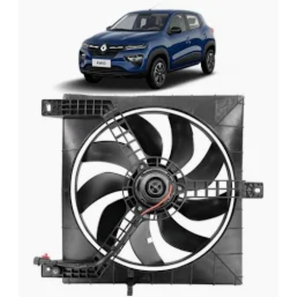 Ventoinha Radiador Renault Kwid 2017 a 2022