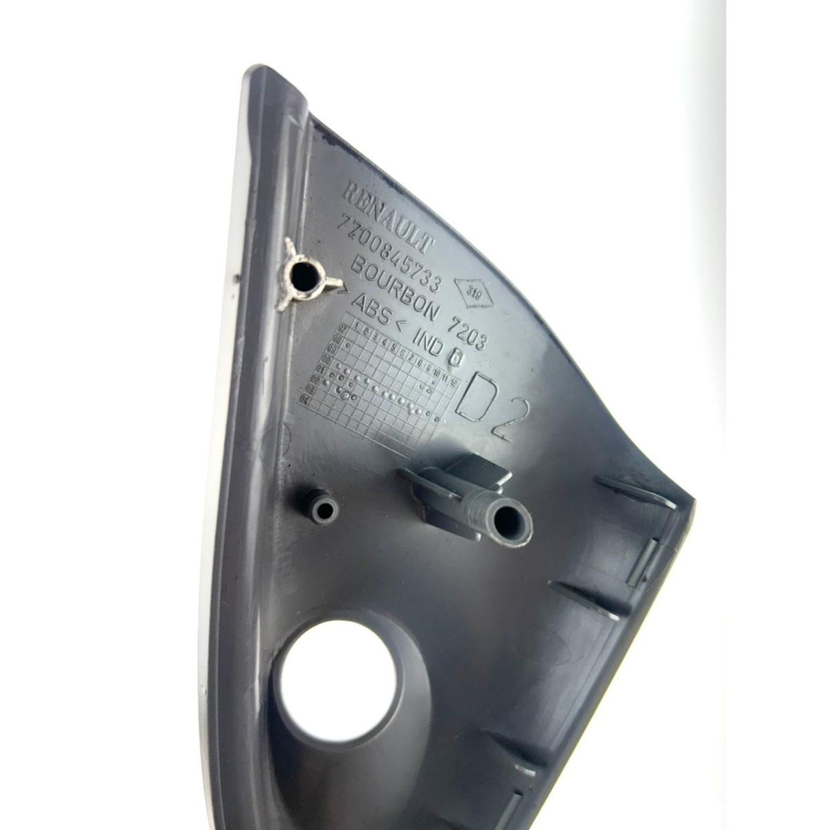 Acabamento Int Retrovisor Direito Renault Clio 7700845733 Preto - Imagem 4