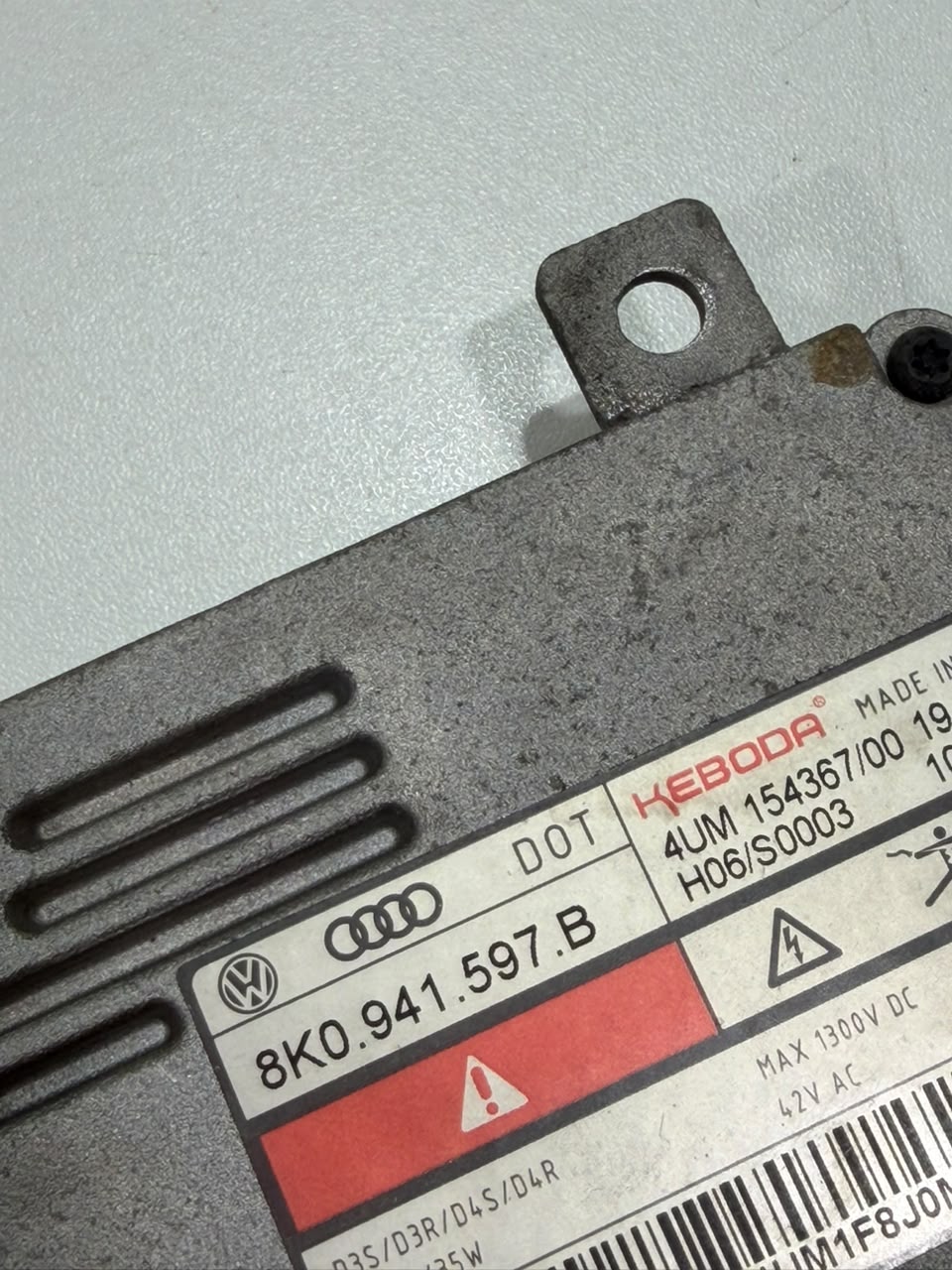 Módulo Reator do Farol Xenon Audi A3 2015 A 2020 4G0907397R
