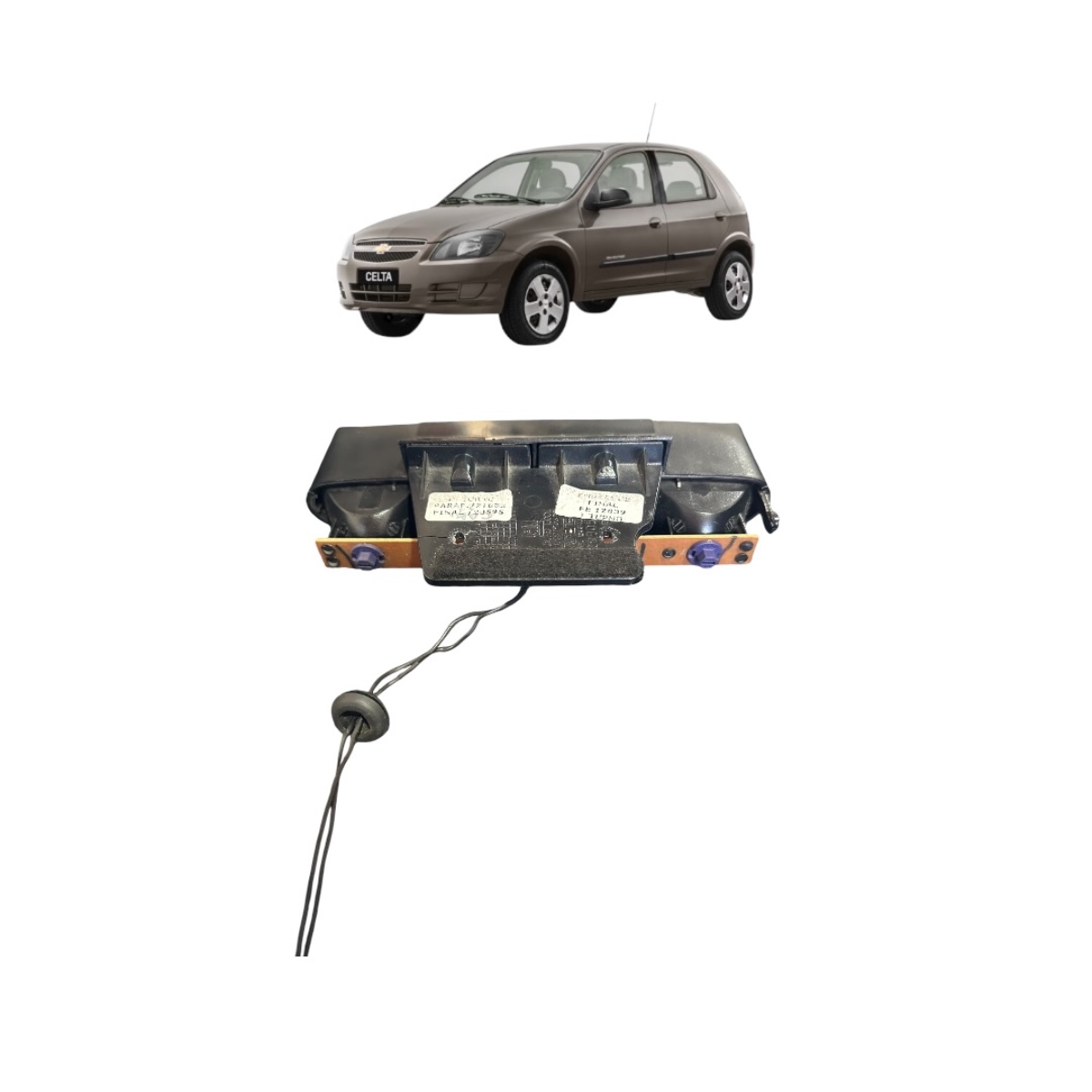 Brake Light Lanterna Luz Freio Chevrolet Celta 2001 A 2016 - Imagem 4