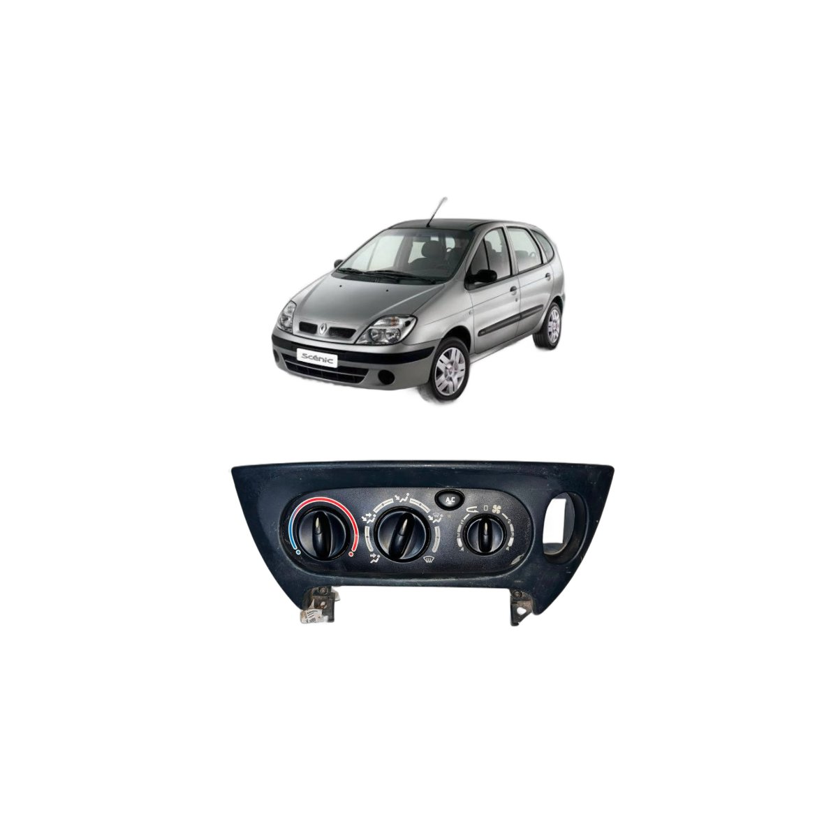 Comando Ar Condicionado Renault Scenic 99 A 06 662367t Valeo - Imagem 1