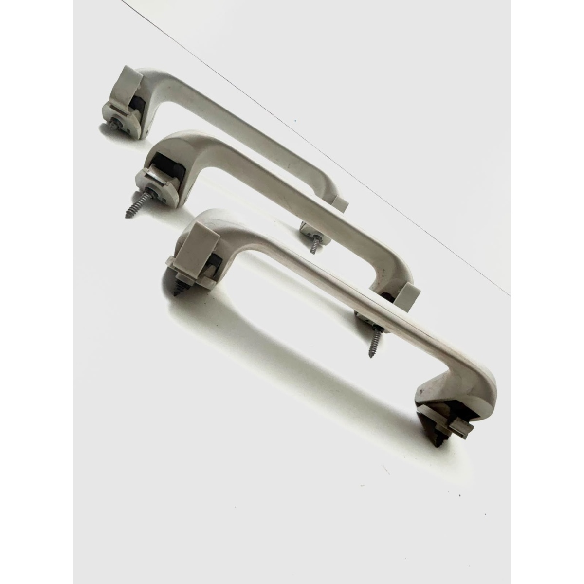 Alca Interna Teto Pqp Vw Fox Spacefox  Crossfox Ori - 3pcs Cinza - Imagem 3