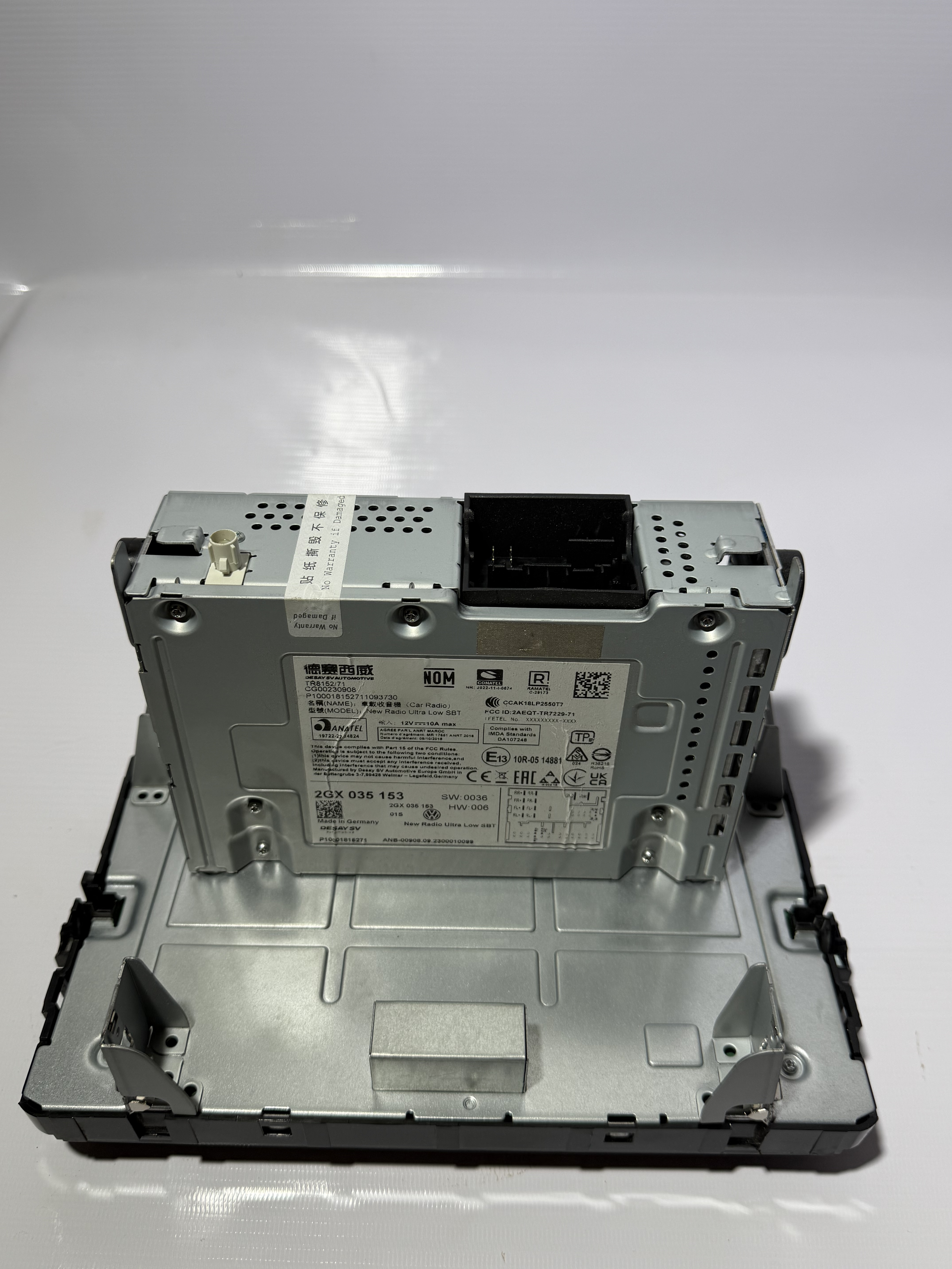 Rádio Som Original VW Polo Track 2022 2GX035153 - Imagem 3