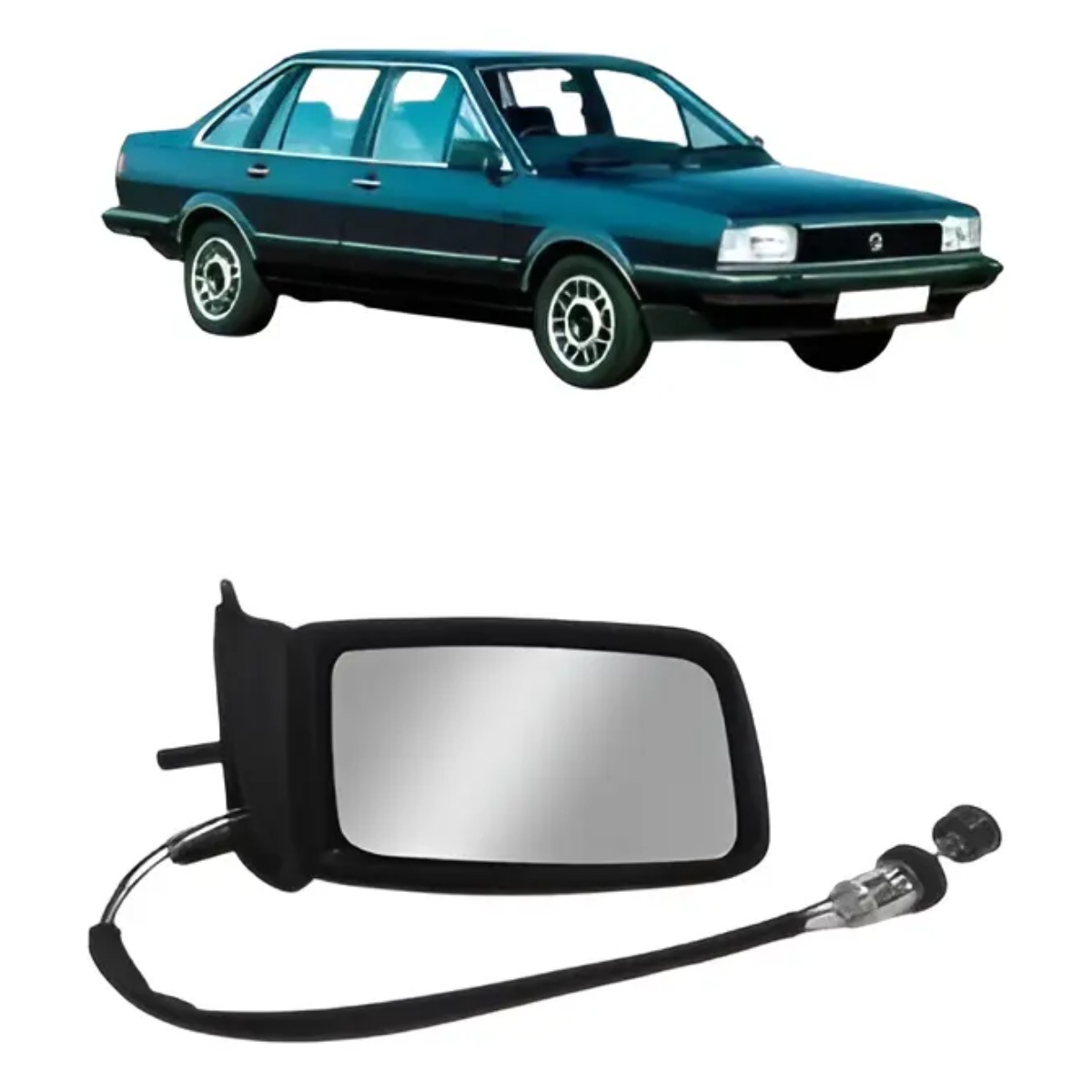 Espelho Retrovisor Externo Com Controle Santana Le