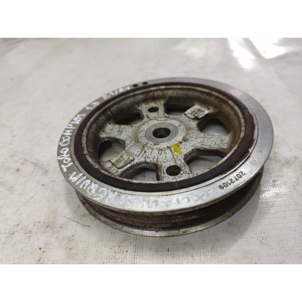 Polia Virabrequim Toro Compass 1.3 Turbo T270 21/24 55284096 - Imagem 3
