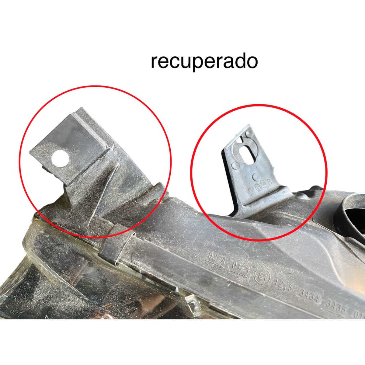 Farol Lado Esquerdo Renault Captur 2017 2020 Oem Esquerdo/motorista - Imagem 2