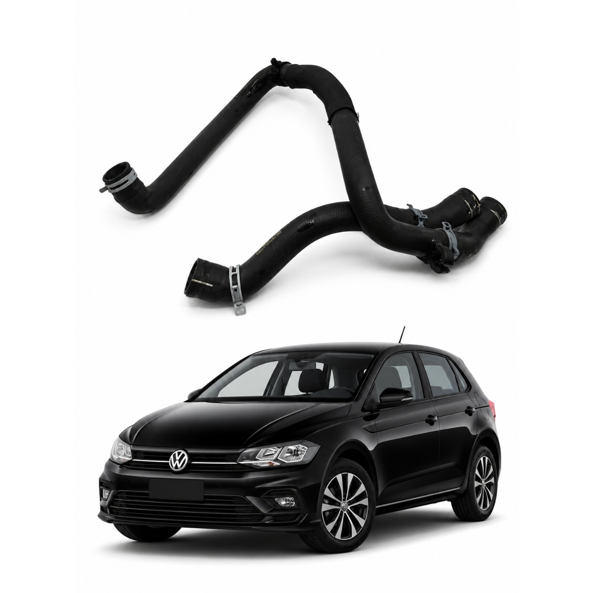 Mangueiras de Arrefecimento Track VW Polo 1.0 MPI 2QB122049 - Imagem 1