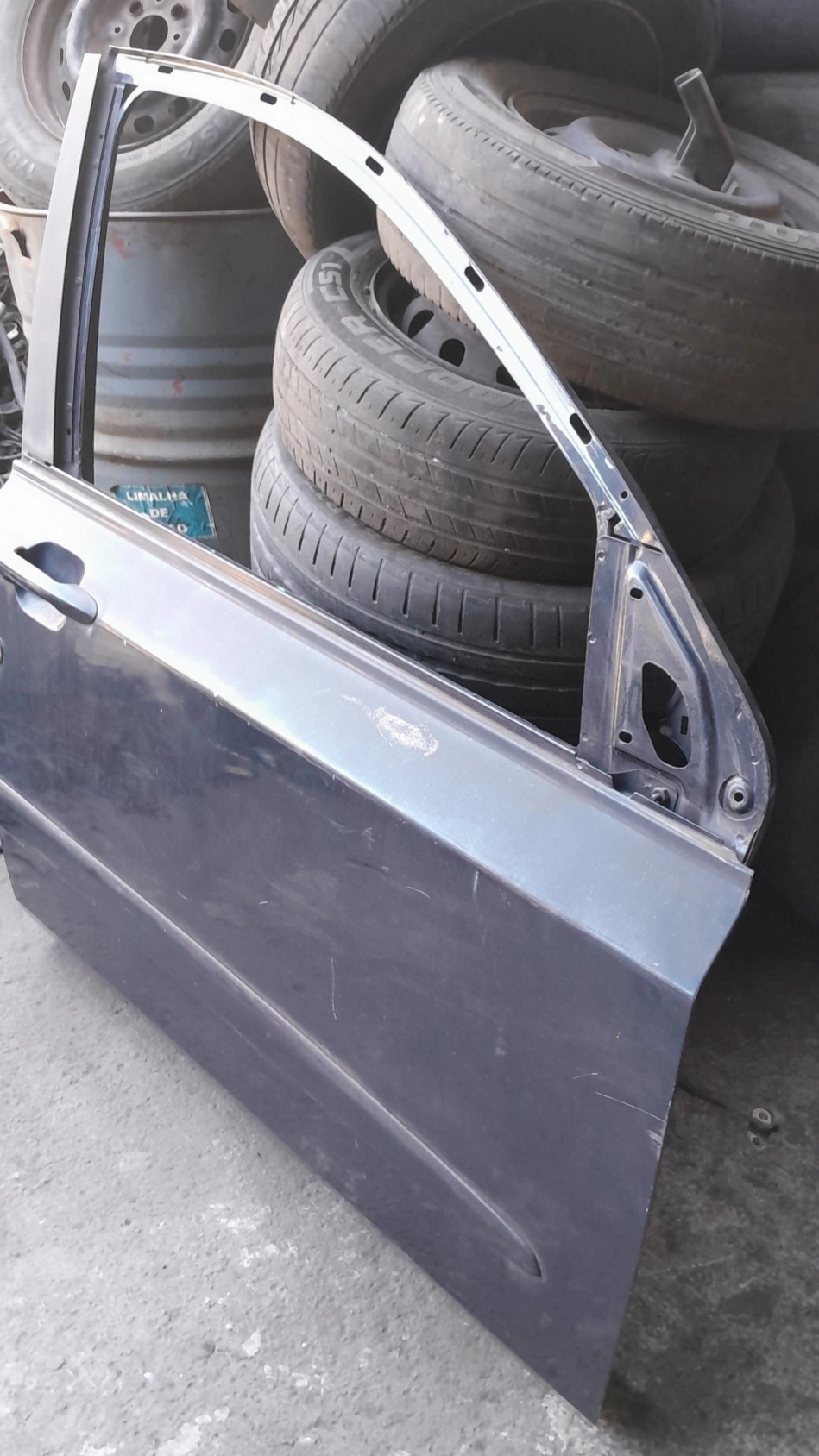 PORTA DIANTEIRA STILO 2004/2014 LADO DIREITO (AZUL) - Imagem 3