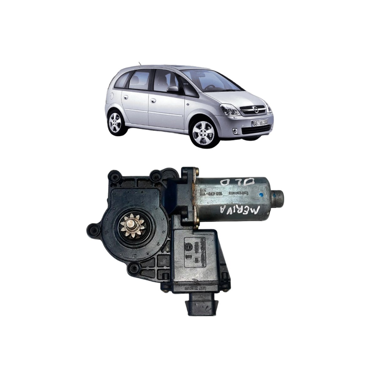 Motor Maquina Vidro Meriva Dianteira Direita - Imagem 1