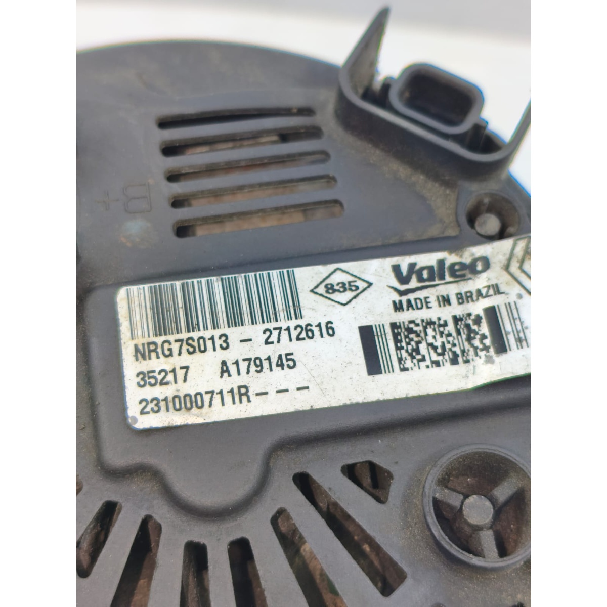 Alternador Renault Kwid 1.0 3Cc 2021 Nrg7S0132712616 (Usado) - Imagem 4