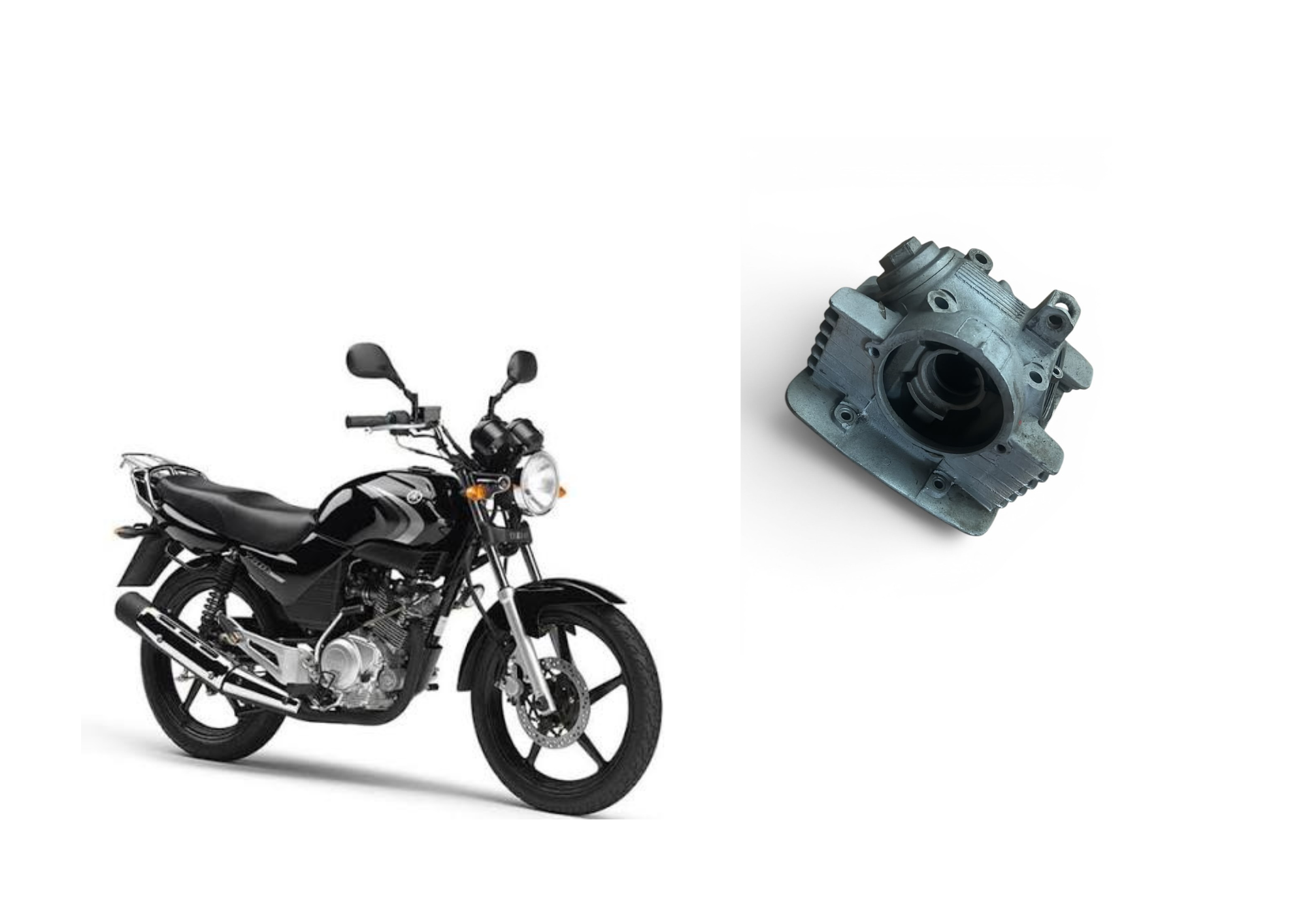 Cabeçote Yamaha Ybr 125 Usado Incompleto