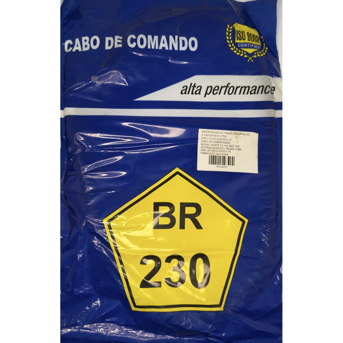 Cabo de Embreagem Fazer 150 /ED - Imagem 2