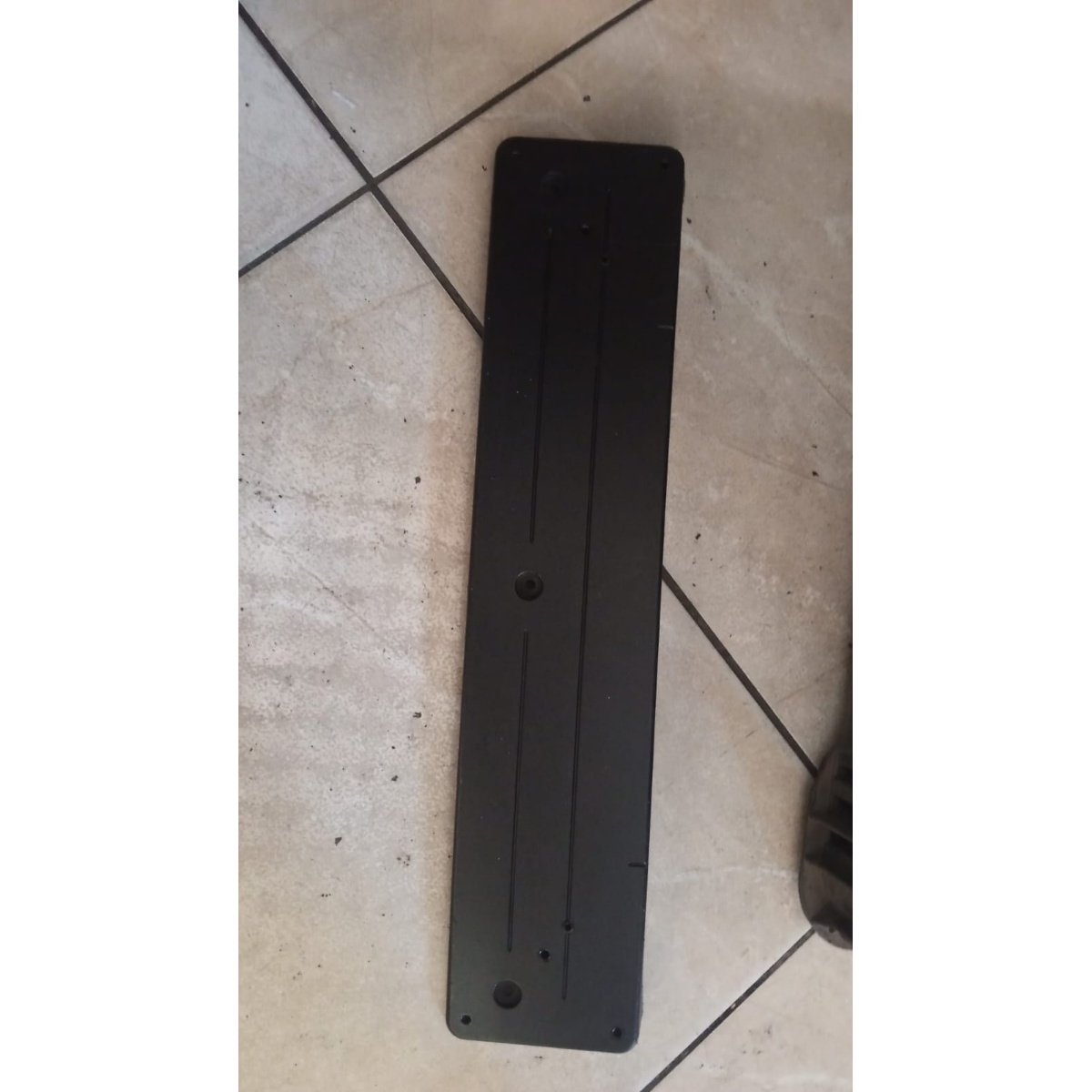 Suporte De Placa Dianteiro Bmw X3 2010/2017 Preto