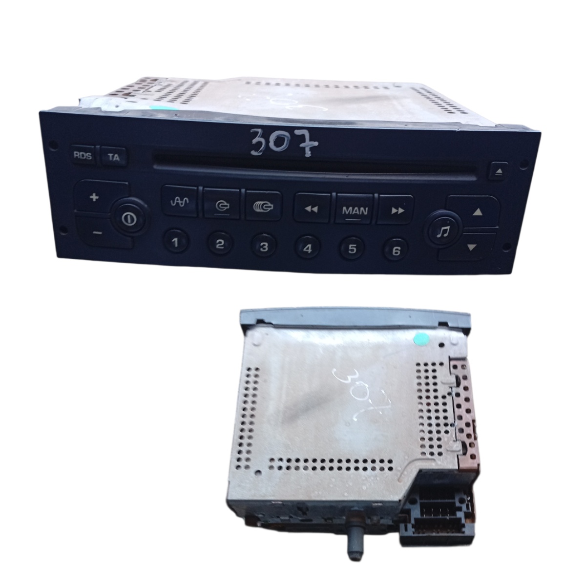 Rádio Original Peugeot 307 2005 PSARCD10004 Usado