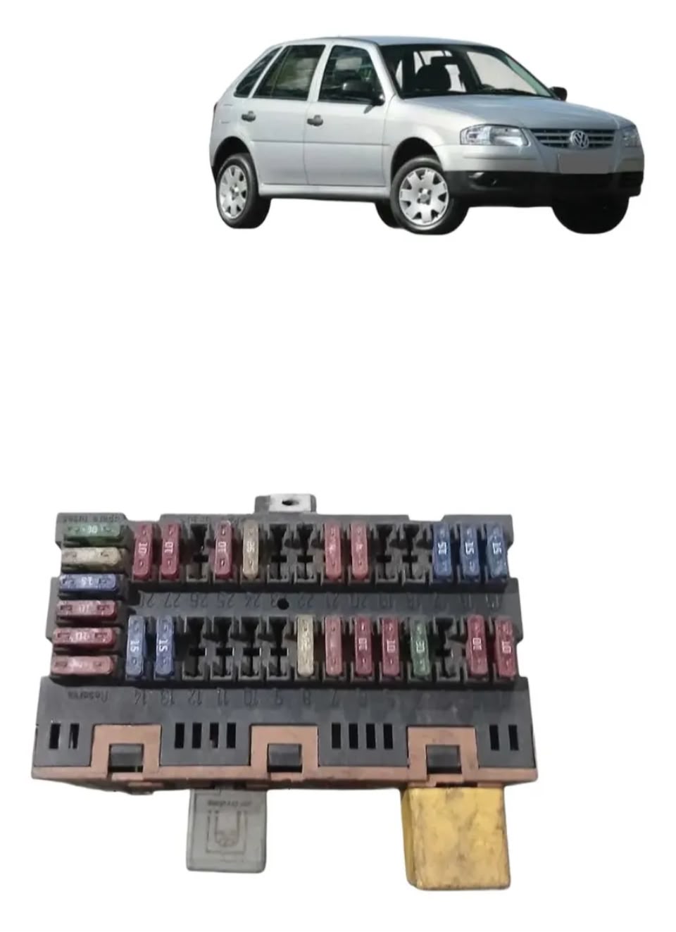 Caixa De Fusíveis Original Gol 1994 A 2002 5X0941822A