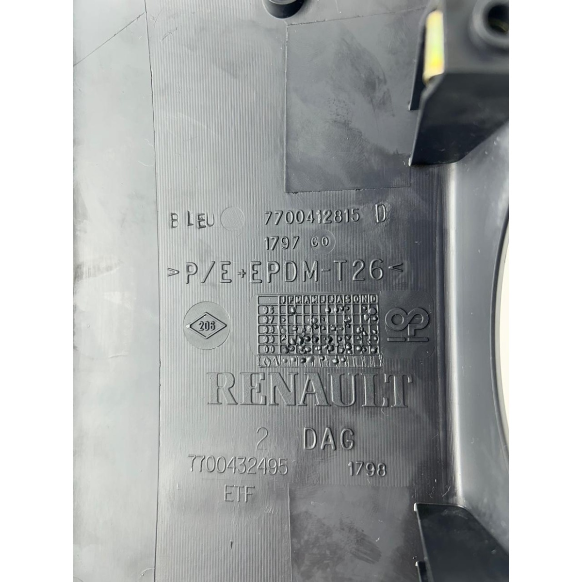 Moldura Superior Chave Seta Renault Clio 2002 2003 Original - Imagem 9