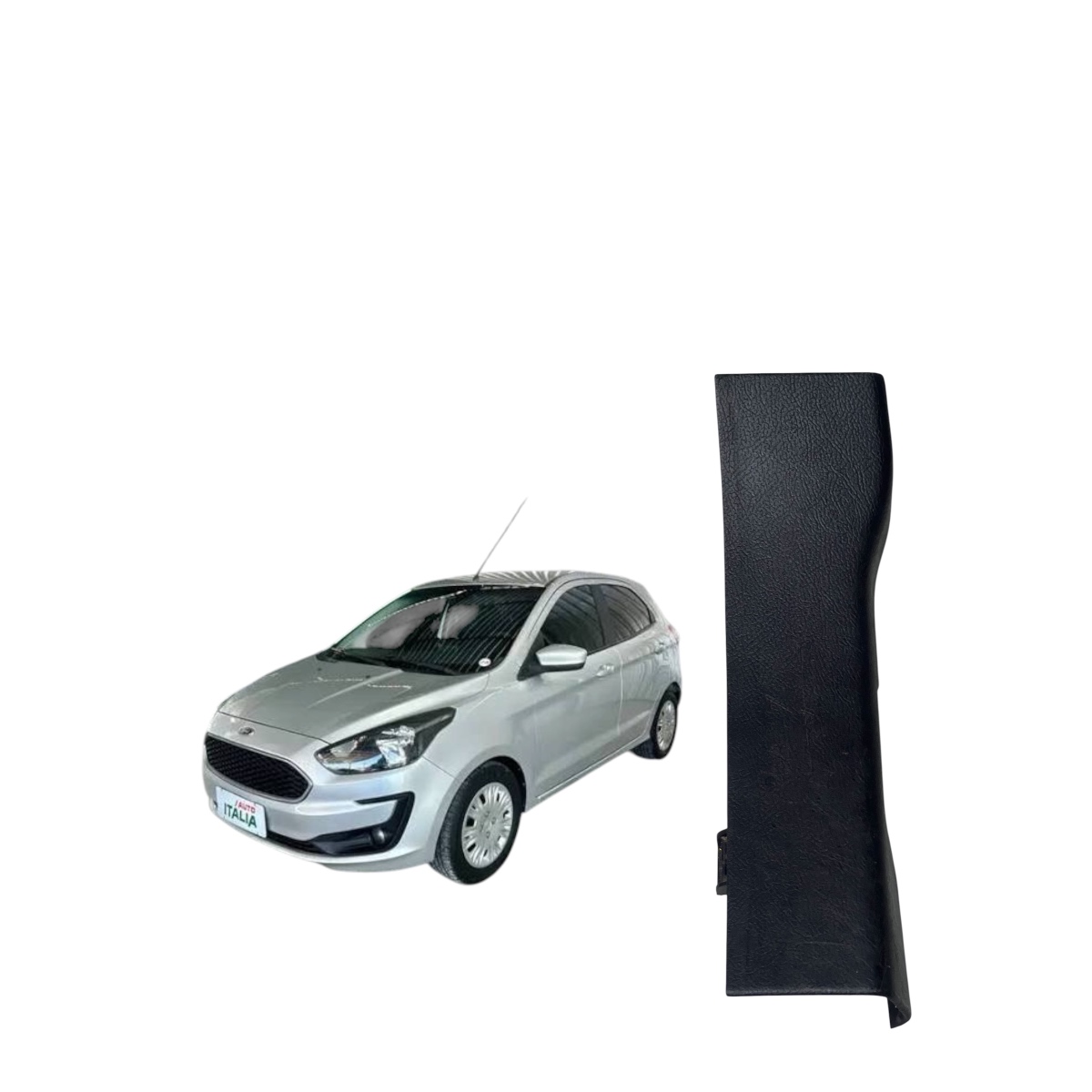 Moldura Soleira Traseira Direita Ford Ka 18-2021 E3b5a13244 Preto - Imagem 3