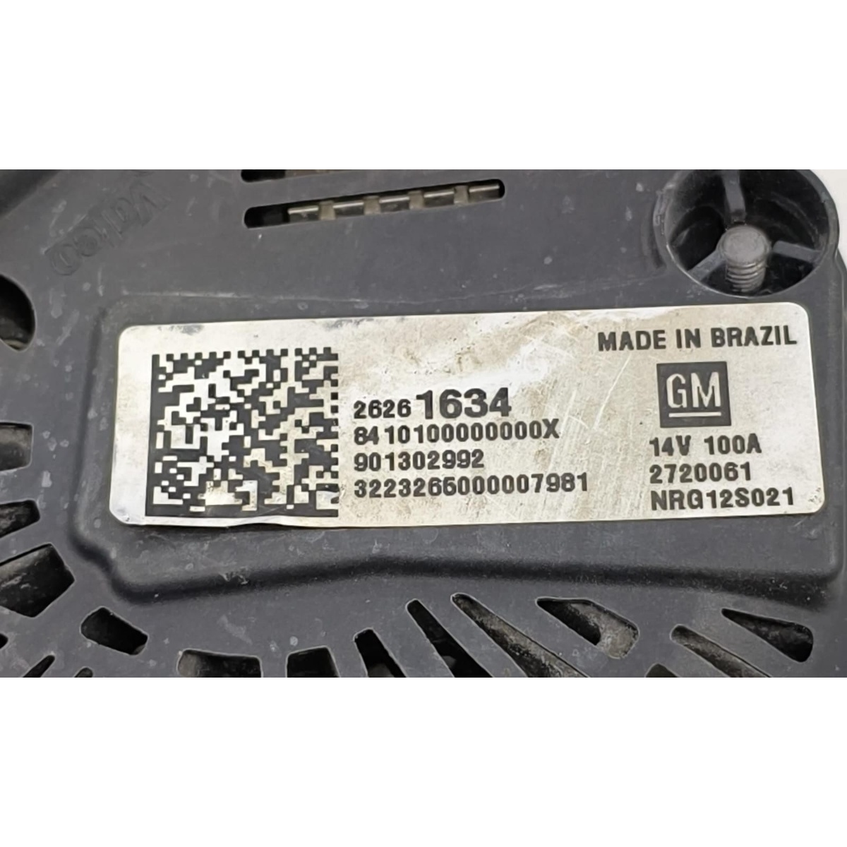 Alternador Original Gm Onix Plus 1.0 Turbo 2020 A 2025 - Imagem 6